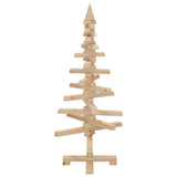Wooden Christmas Tree for Decoration 90 cm Solid Wood Pine - 45-Degree Angle