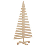 Wooden Christmas Tree for Decoration 120 cm Solid Wood Pine