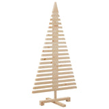 Wooden Christmas Tree for Decoration 120 cm Solid Wood Pine - 45-Degree Angle