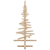 Wooden Christmas Tree for Decoration 120 cm Solid Wood Pine