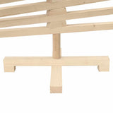 Wooden Christmas Tree for Decoration 120 cm Solid Wood Pine