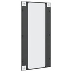 Wall Mirror Black 50x100 cm Rectangle Iron