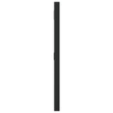 Wall Mirror Black 30x30 cm Square Iron
