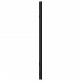 Wall Mirror Black 50x50 cm Square Iron - Top-Down View