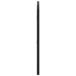 Wall Mirror Black 100x50 cm Arch Iron