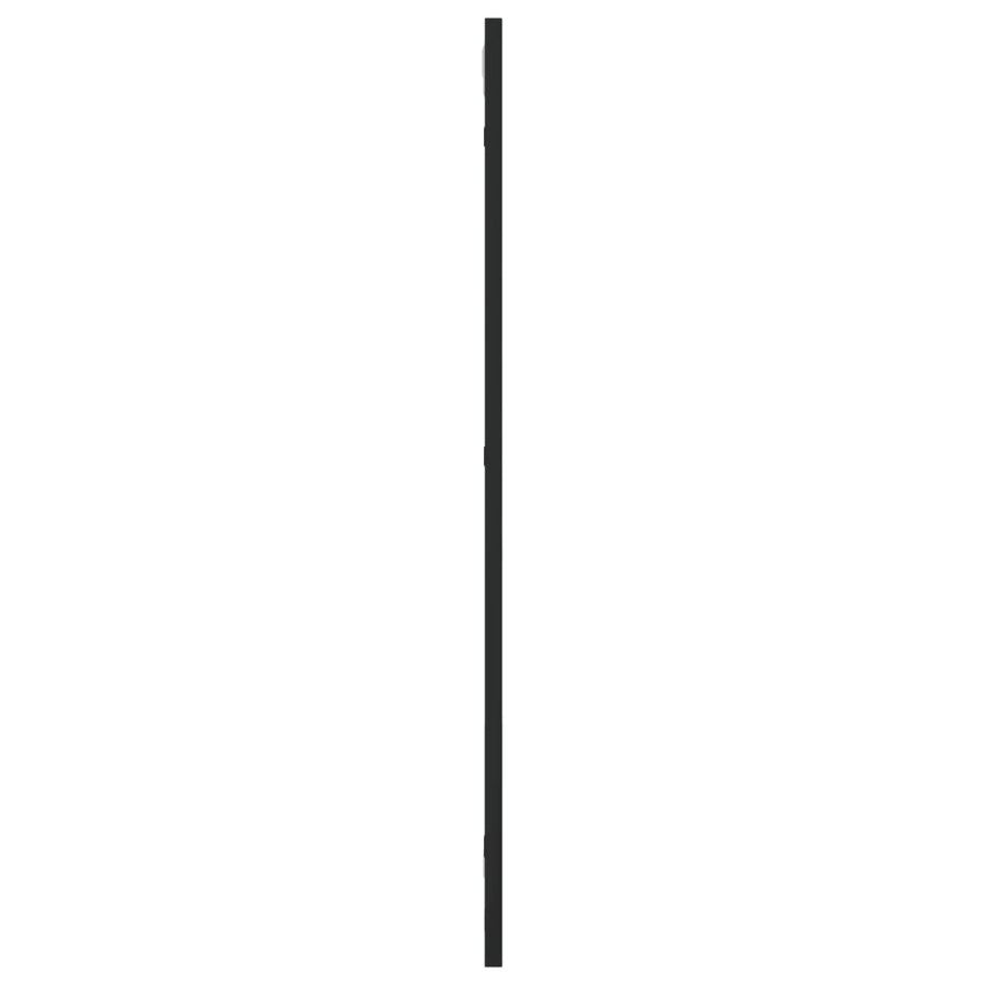 Wall Mirror Black 30x80 cm Rectangle Iron