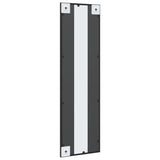 Wall Mirror Black 30x100 cm Rectangle Iron - 45-Degree Angle