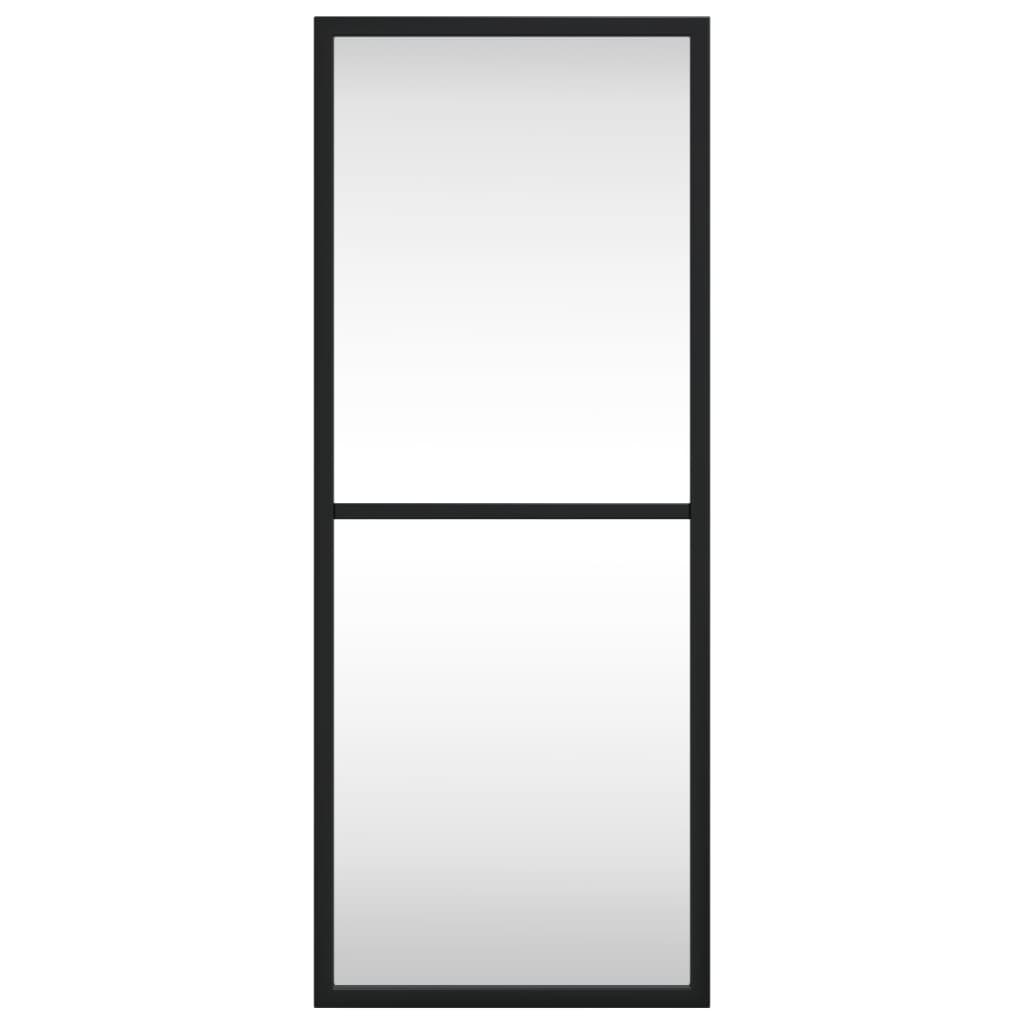 Wall Mirror Black 20x50 cm Rectangle Iron