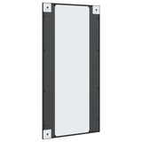 Wall Mirror Black 50x100 cm Rectangle Iron - 45-Degree Angle