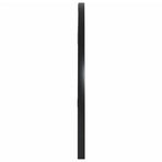 Wall Mirror Black 60x30 cm Arch Iron