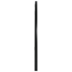 Wall Mirror Black 80x40 cm Arch Iron