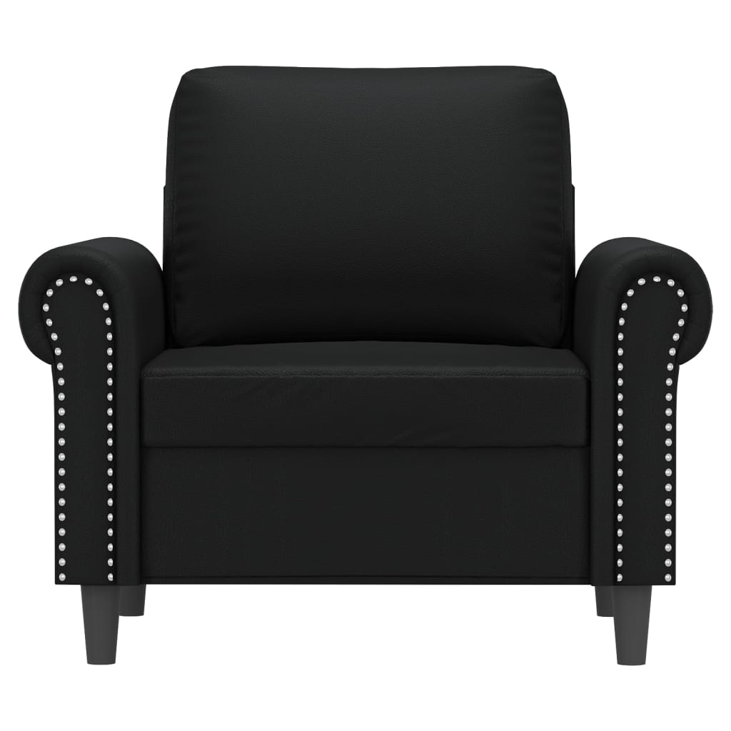 Sofa Chair Black 60 cm Faux Leather
