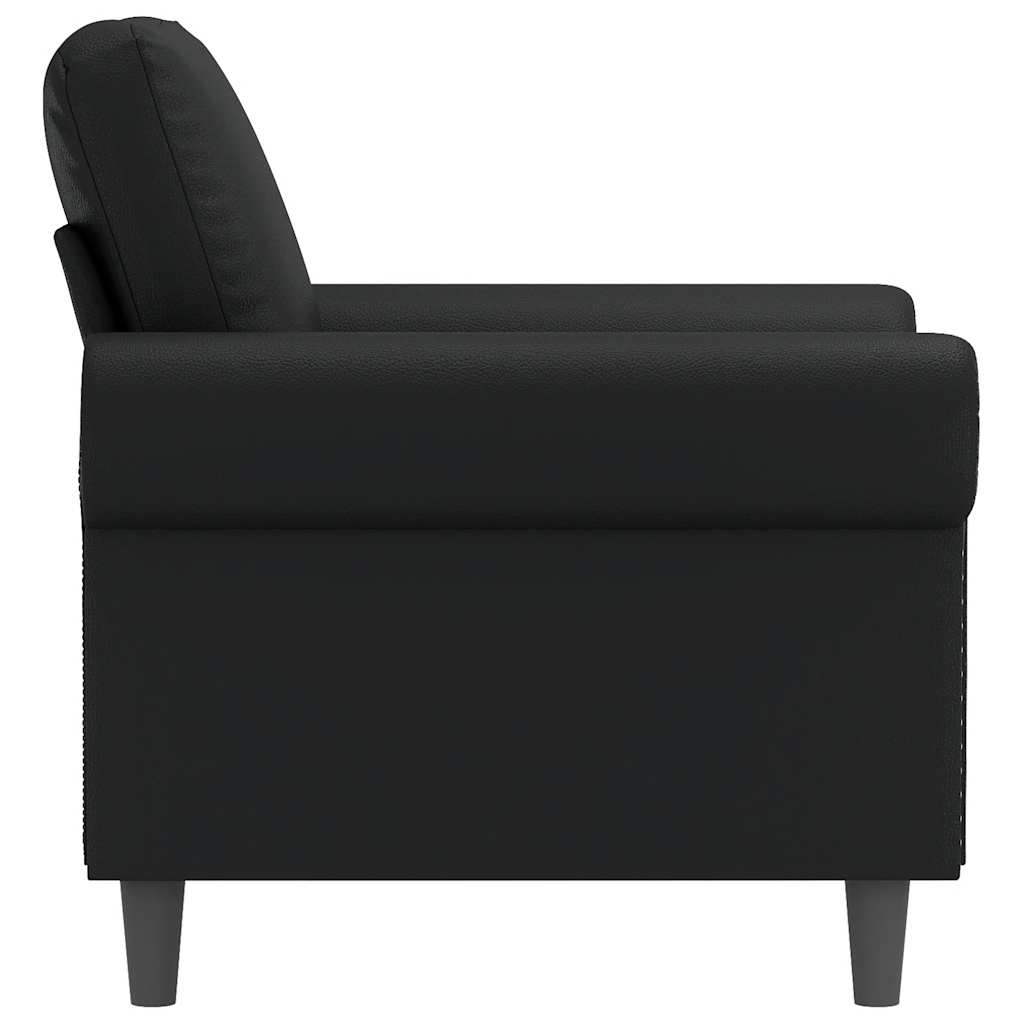 Sofa Chair Black 60 cm Faux Leather