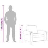 Sofa Chair Dark Grey 60 cm Velvet - Extra Image