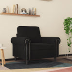 Sofa Chair Black 60 cm Velvet