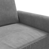 2-Seater Sofa Dark Grey 140 cm Velvet