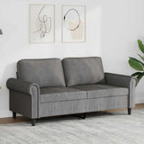 3-Seater Sofa Dark Grey 180 cm Velvet