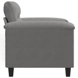 Sofa Chair Dark Grey 60 cm Microfibre Fabric