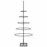 Metal Christmas Tree for Decoration Black 90 cm
