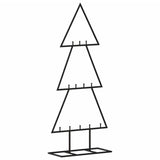 Metal Christmas Tree for Decoration Black 60 cm