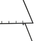 Metal Christmas Tree for Decoration Black 90 cm