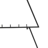 Metal Christmas Tree for Decoration Black 125 cm