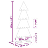 Metal Christmas Tree for Decoration Black 125 cm - Close-Up Angle