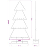 Metal Christmas Tree for Decoration Black 125 cm