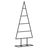 Metal Christmas Tree for Decoration Black 60 cm - Front View
