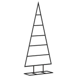 Metal Christmas Tree for Decoration Black 90 cm
