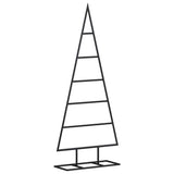 Metal Christmas Tree for Decoration Black 90 cm - 45-Degree Angle