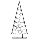 Metal Christmas Tree for Decoration Black 125 cm