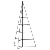 Metal Christmas Tree for Decoration Black 100 cm - Side View