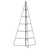 Metal Christmas Tree for Decoration Black 100 cm - Top-Down View