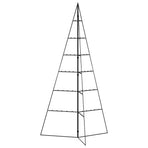 Metal Christmas Tree for Decoration Black 140 cm