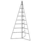 Metal Christmas Tree for Decoration Black 180 cm