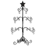 Metal Christmas Tree for Decoration Black 90 cm