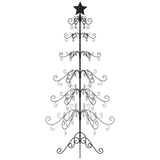 Metal Christmas Tree for Decoration Black 180 cm