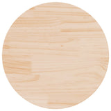 Table Top Round Ø50x3 cm Solid Wood Pine