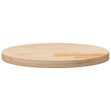 Table Top Round Ø50x3 cm Solid Wood Pine