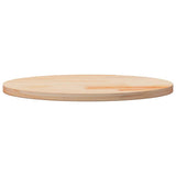 Table Top Round Ø60x3 cm Solid Wood Pine