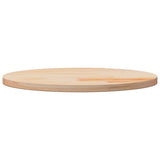 Table Top Round Ø70x3 cm Solid Wood Pine