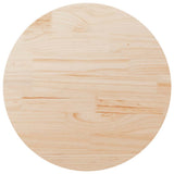 Table Top Round Ø80x3 cm Solid Wood Pine