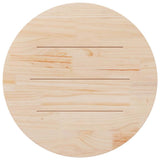 Table Top Round Ø80x3 cm Solid Wood Pine