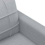 Sofa Chair Light Grey 60 cm Fabric