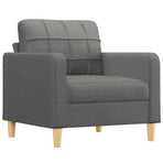 Sofa Chair Dark Grey 60 cm Fabric
