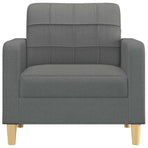 Sofa Chair Dark Grey 60 cm Fabric