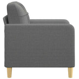 Sofa Chair Dark Grey 60 cm Fabric - Top-Down View