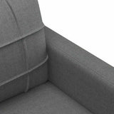 Sofa Chair Dark Grey 60 cm Fabric - Rear View