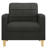 Sofa Chair Black 60 cm Fabric